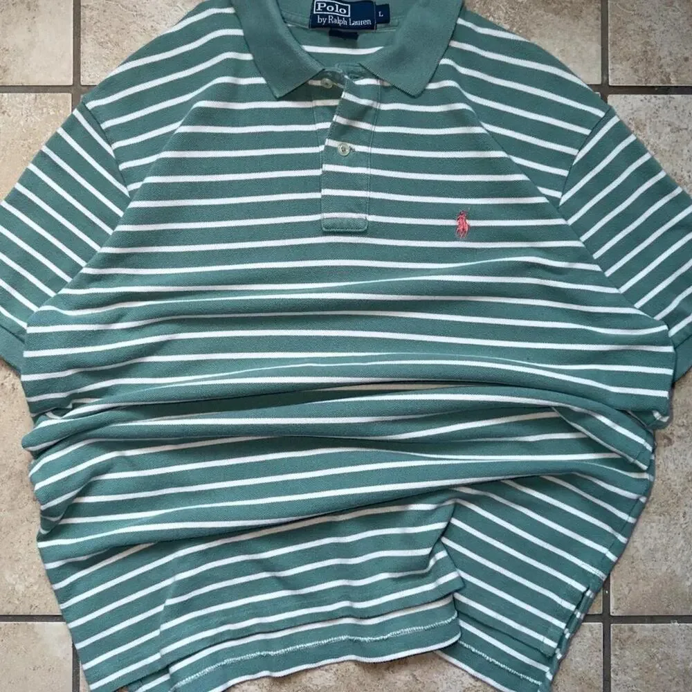 Polo by Ralph Lauren Short Sleeve Polo Shirt - Size L
